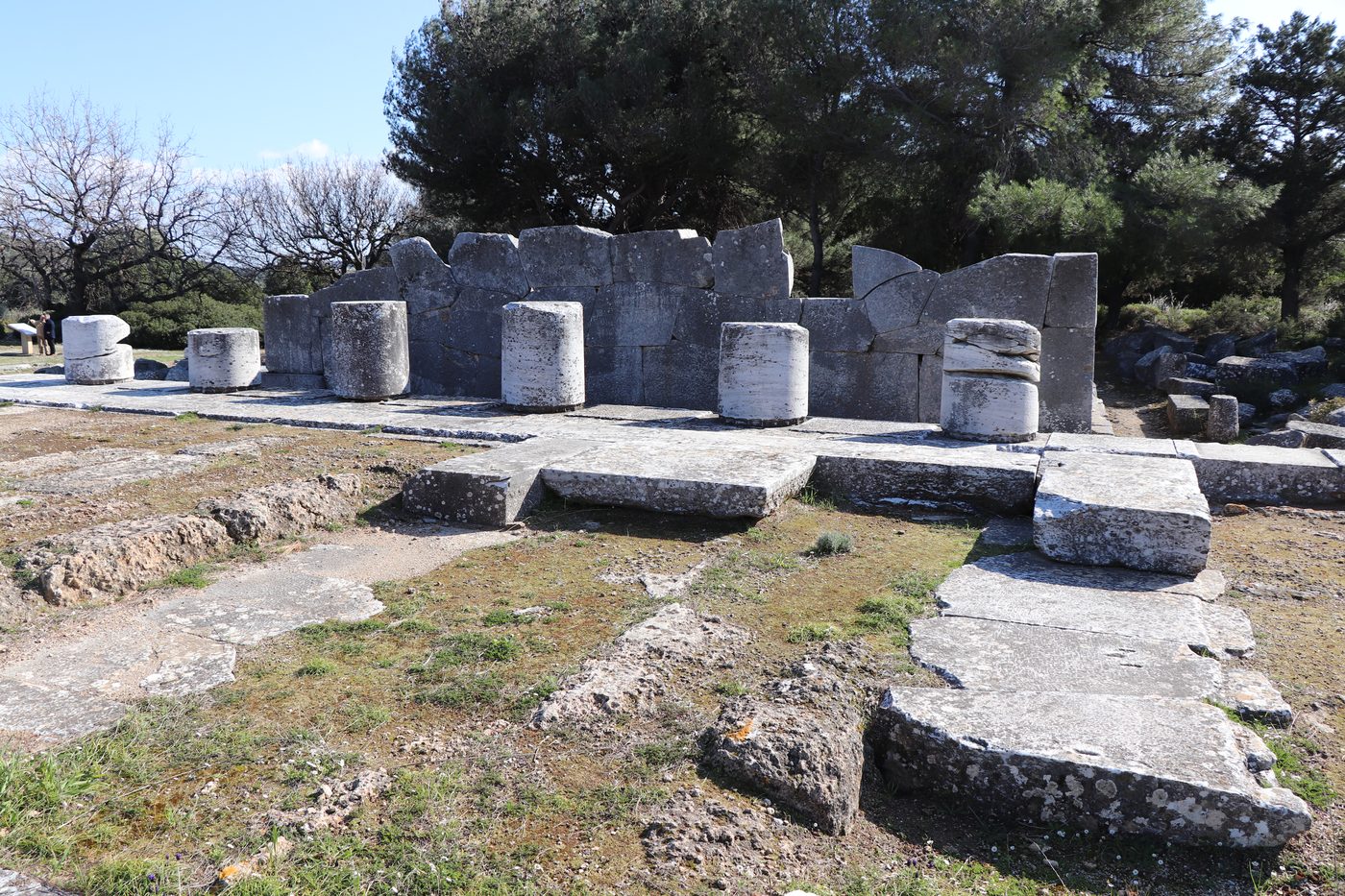 Remains of the Sanctuary of Nemesis at Rhamnous, northeast Attica coast